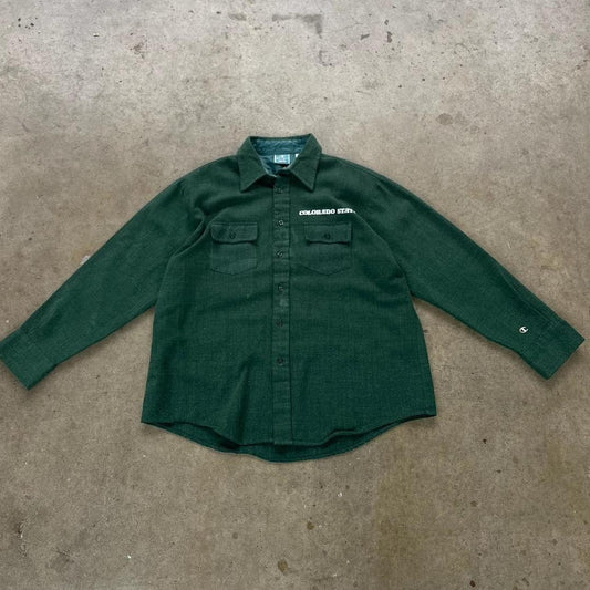 Vintage Champion Colorado State University Button up