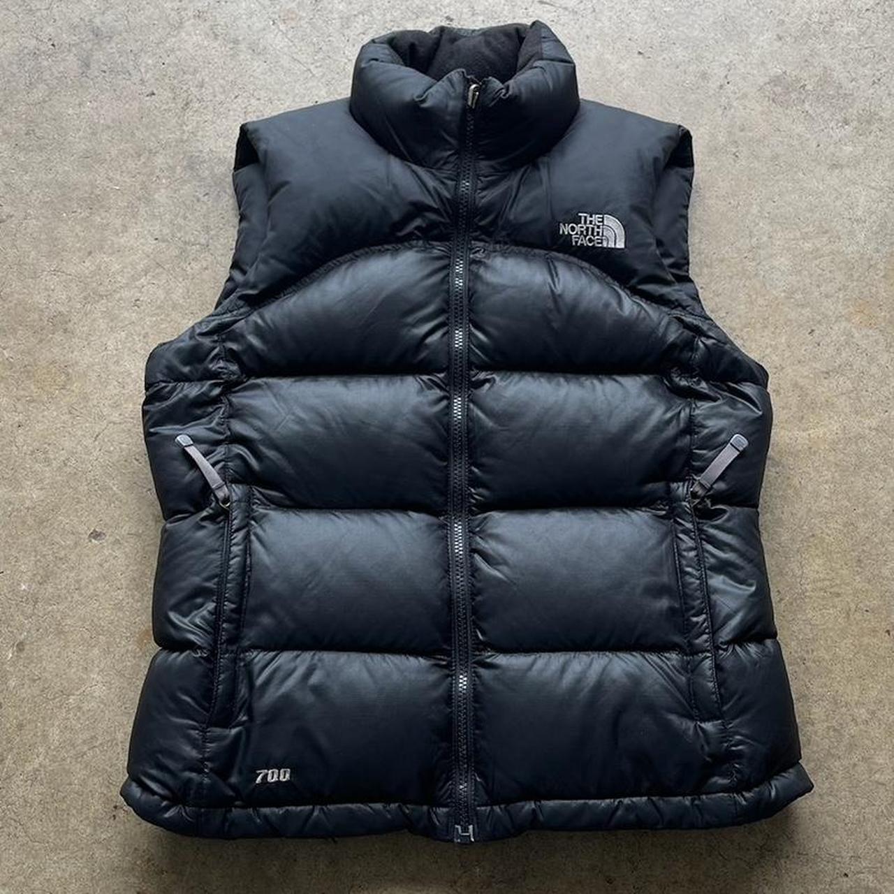 Women's Black North Face 700 Puffer Vest Size Small