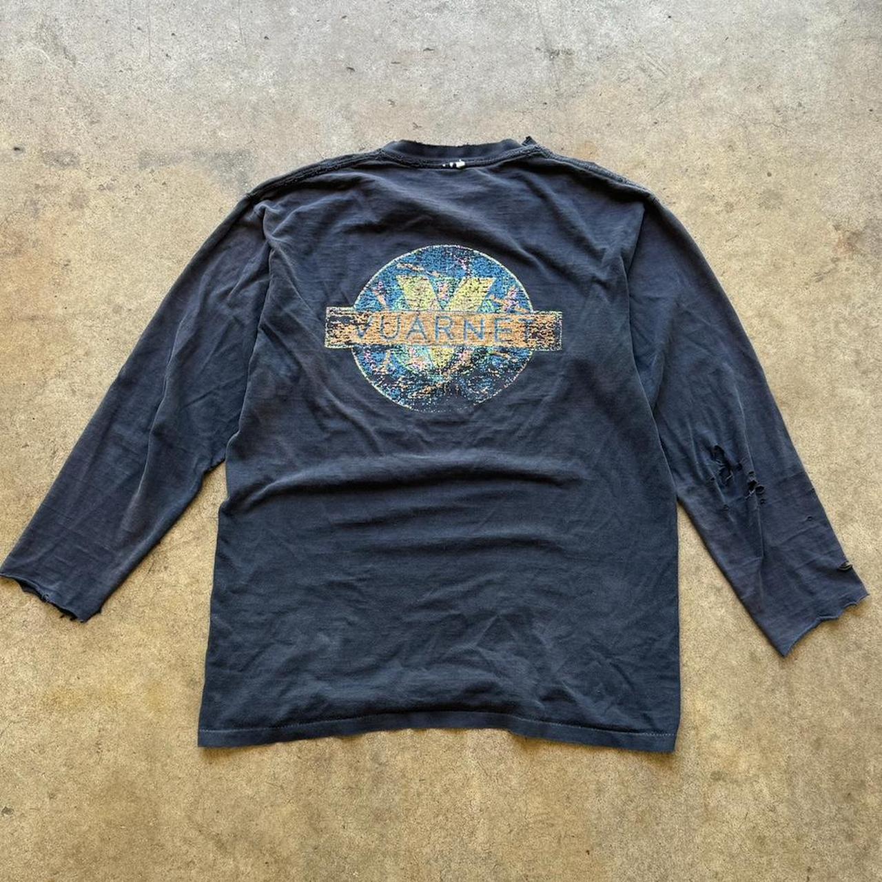 Vintage thrashed Vaurnet France Longsleeve Graphic T-shirt Size L-XL