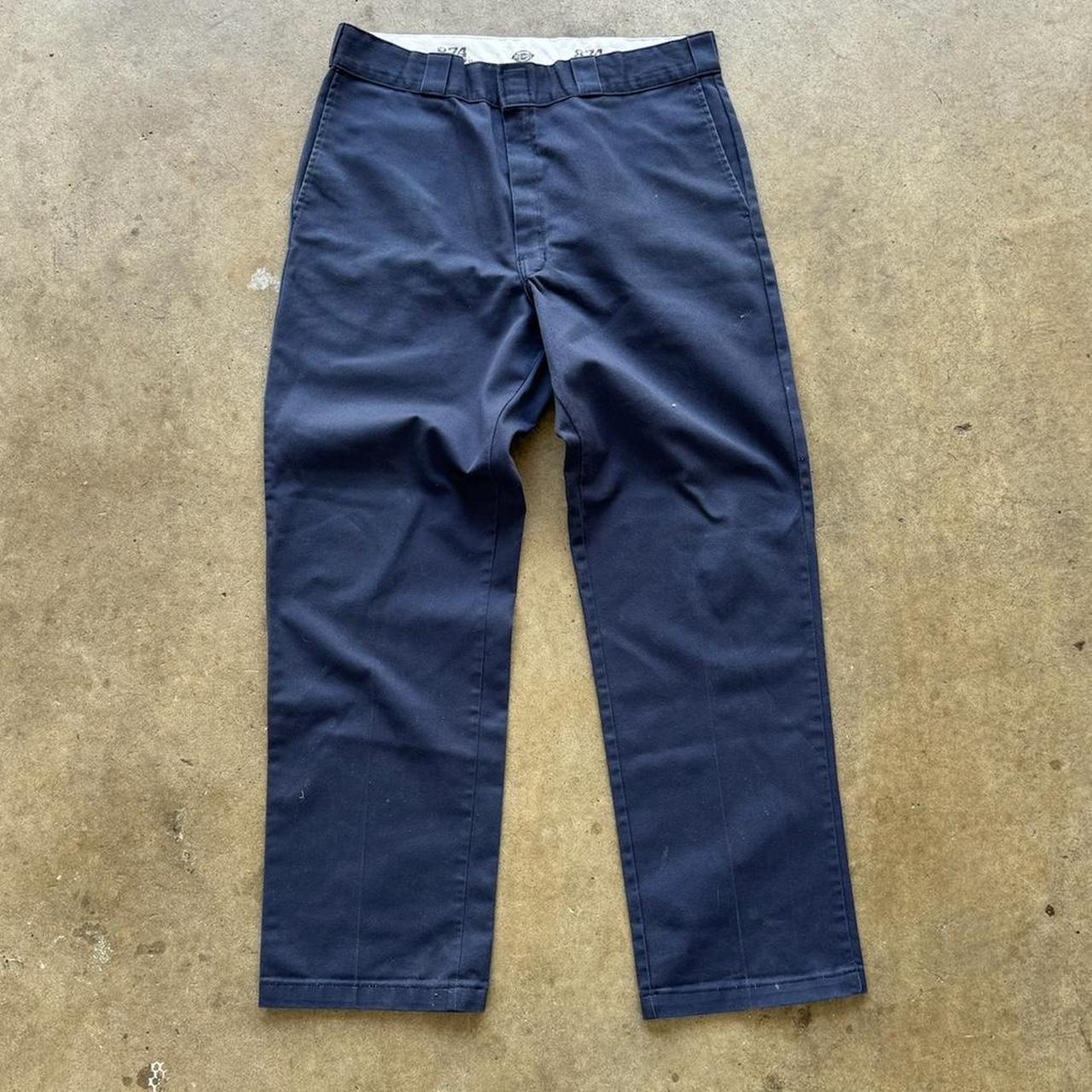 Vintage Navy Blue Dickies Chino pants size 36 x 32