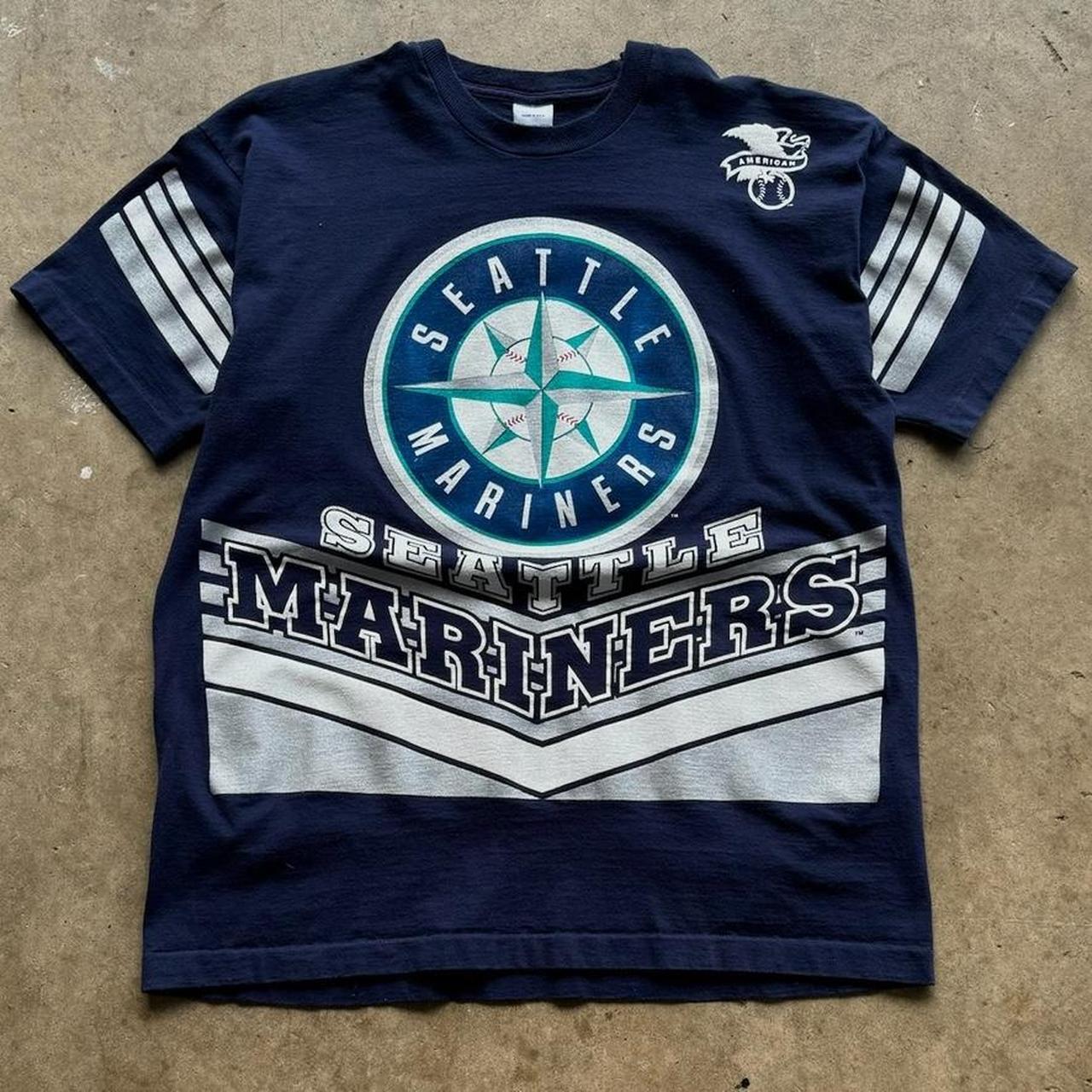 Vintage 90s Seattle Mariners XXL MLB Salem Single Stitch T-shirt Size XXL