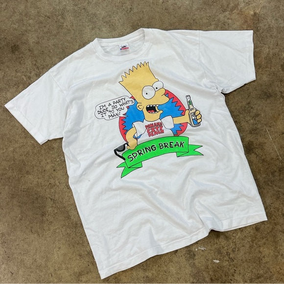 Vintage 90s Bart Simpson Spring break t-shirt