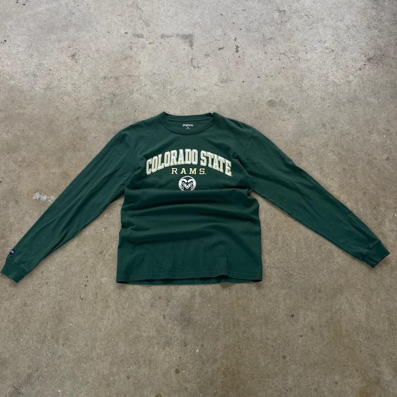 Green Colorado State Rams long sleeve t-shirt