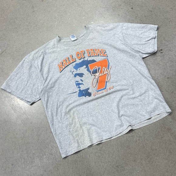 Y2k John Elway Hall of Fame T-shirt Class of 2004 Size XXL