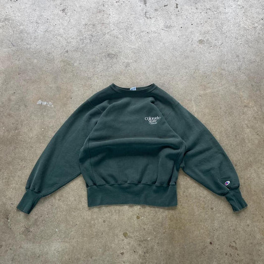 90s Colorado State University Champion Reverse Weave Crewneck