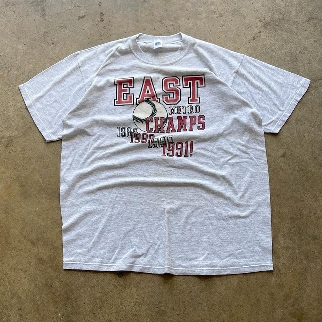 Vintage 90s Russell Athletic East Softball Champs Size XXL