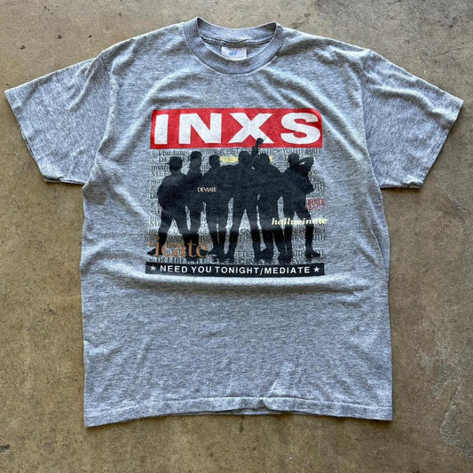 Vintage 1987 INXS Kick Need You Tonight Tour Shirt Size XL