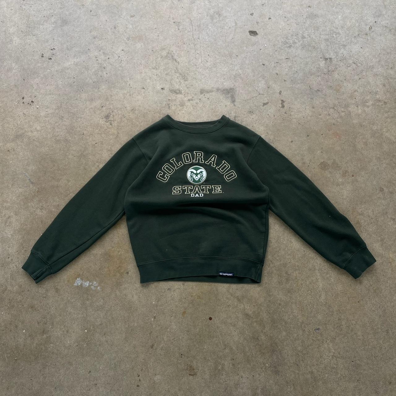 Green Colorado State Crewneck Nice HeavyWeight Material