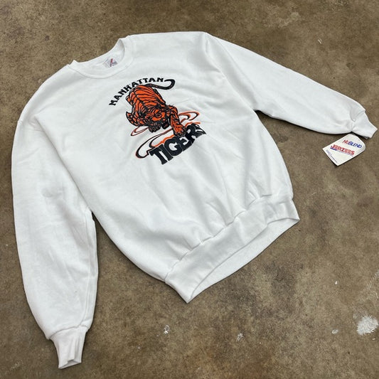 Vintage Jerzees Manhattan Tigers crewneck with tags Size XL