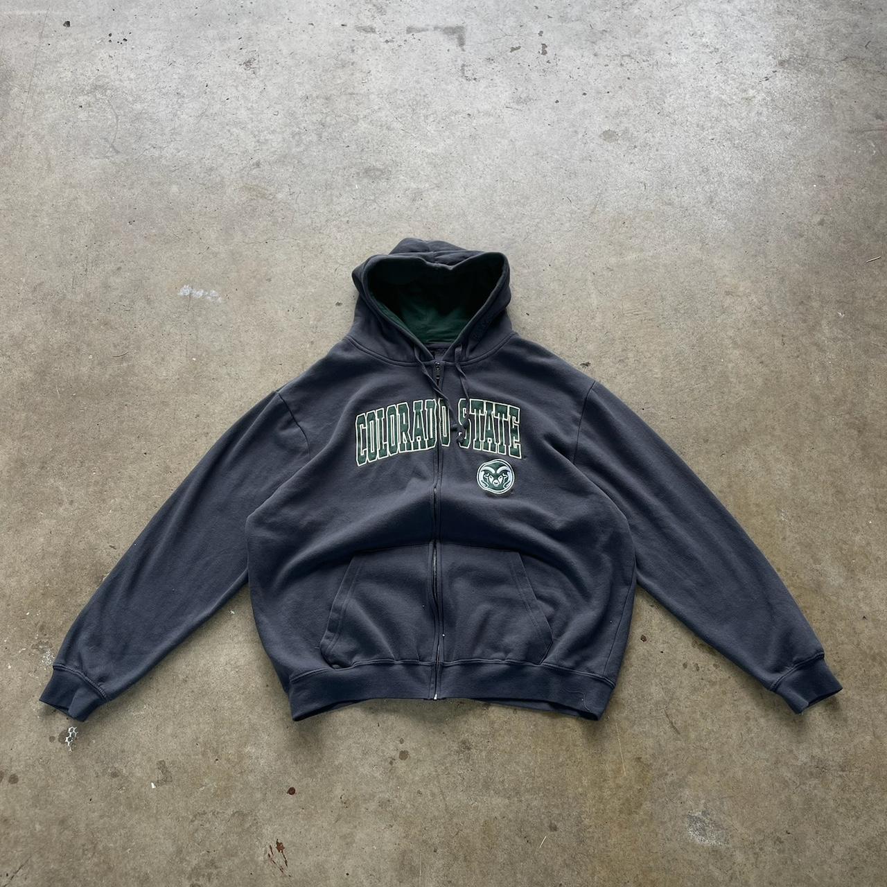 Y2K Colosseum Colorado state University Zip up Size XXL