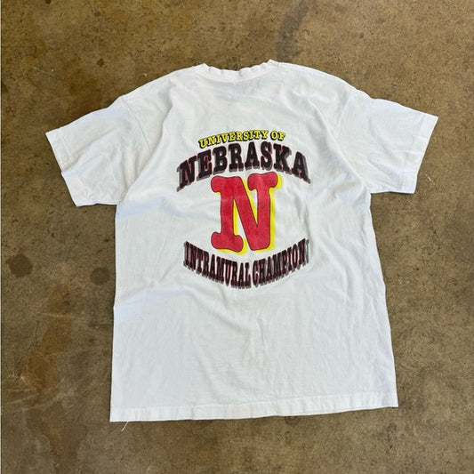 Men’s Vintage 90s Nebraska intramural champions t-shirt size XL