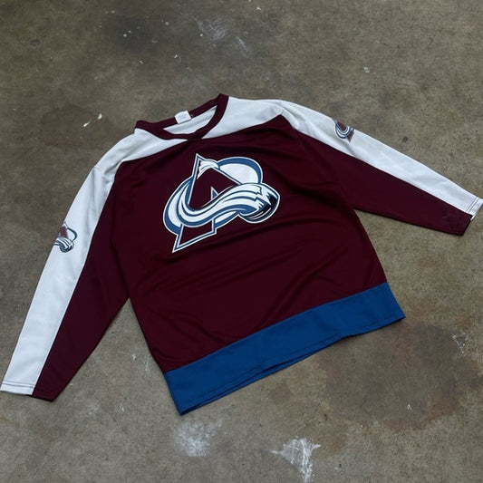 Men's Vintage 90's Blank Colorado Avalanche Jersey Size Medium