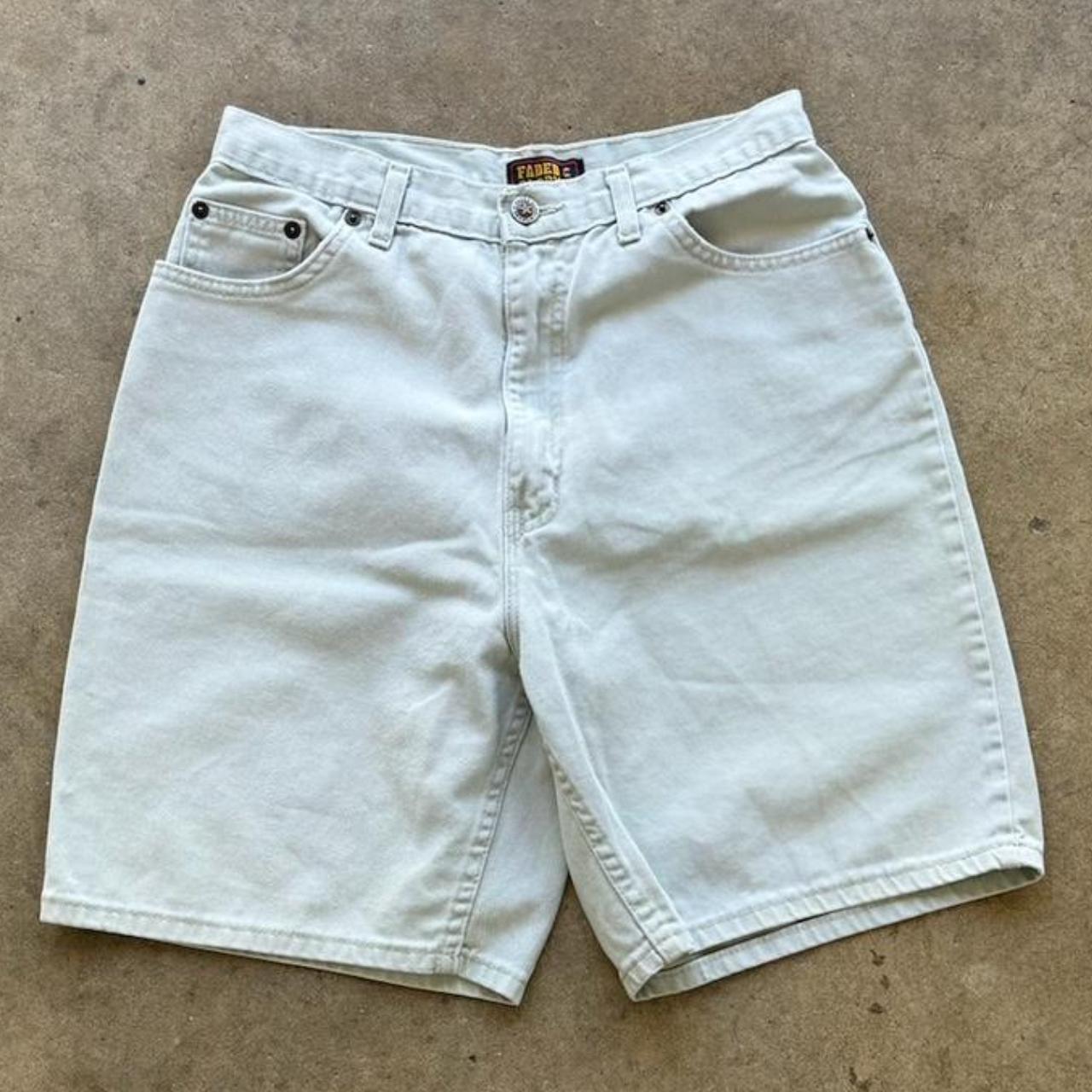 Faded Glory Y2K Cream shorts Size 28