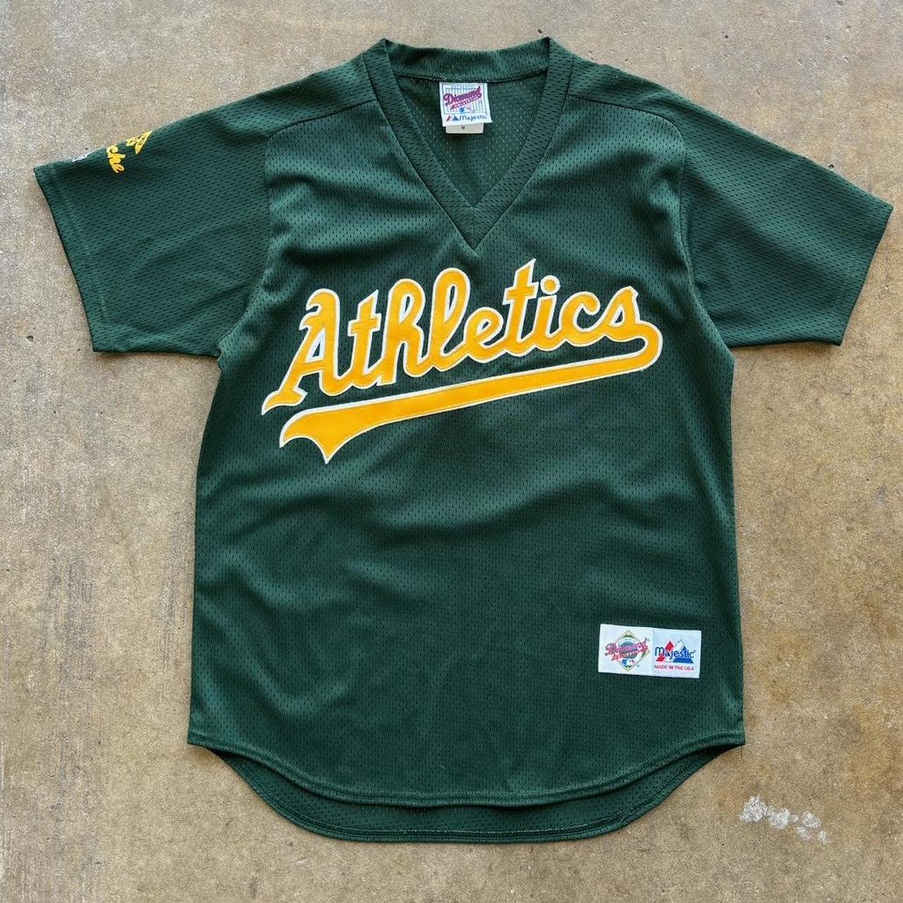 Vintage 90's Oakland Athletics A’s Majestic Diamond USA Authentic Jersey Size Medium