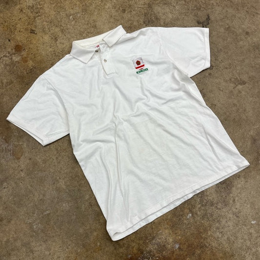 Vintage 90's Schneider embroidered Polo Shirt Size XL
