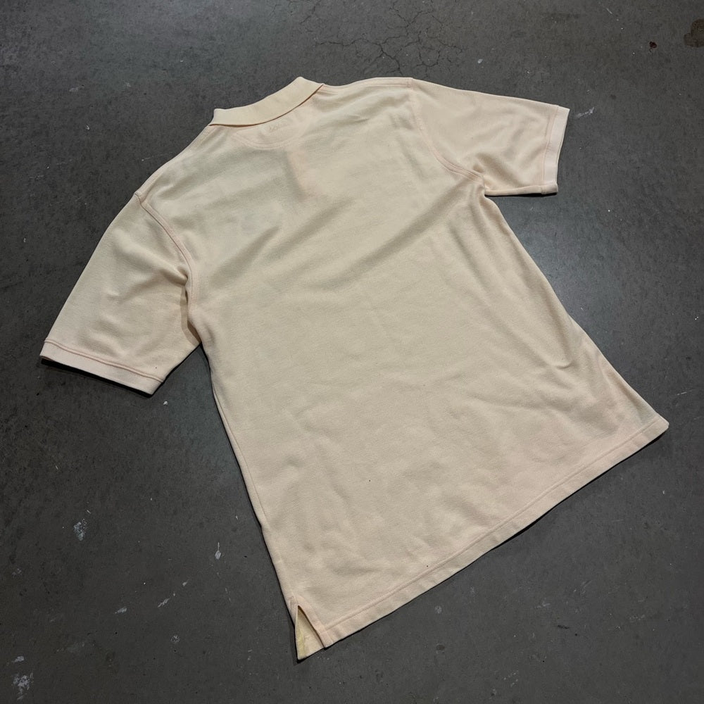 Y2K Men's Beige CU Polo T-shirt Size Large