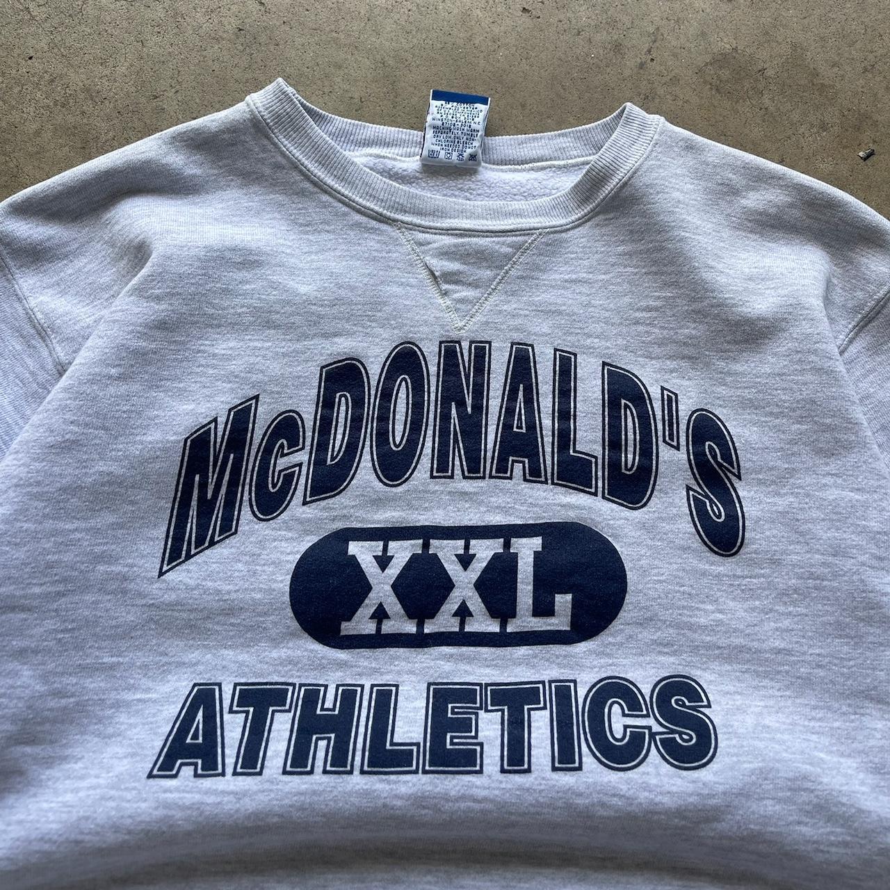 Vintage 90s Champion McDonalds Athletics Sweatshirt Large McDonalds XXL Athletics Spell Out Pullover Champion Usa Sportswear Sweater