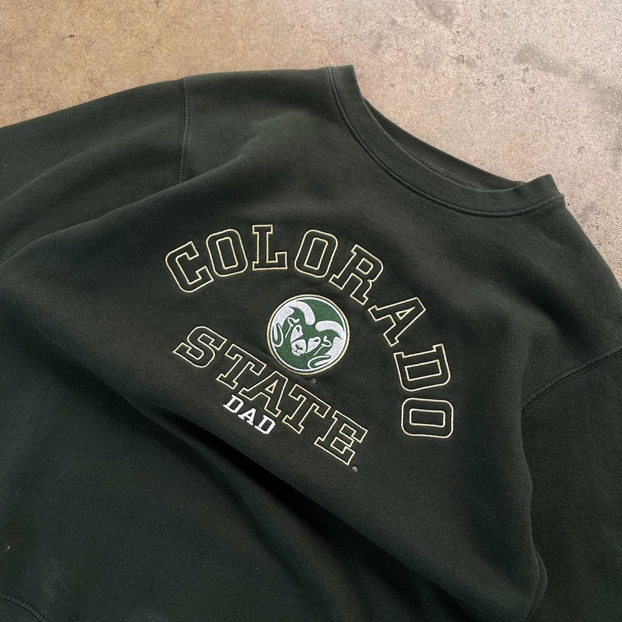 Green Colorado State Crewneck Nice HeavyWeight Material