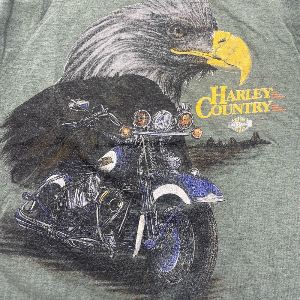 Vintage 80s Harley Davidson Eagle T-shirt Size Medium