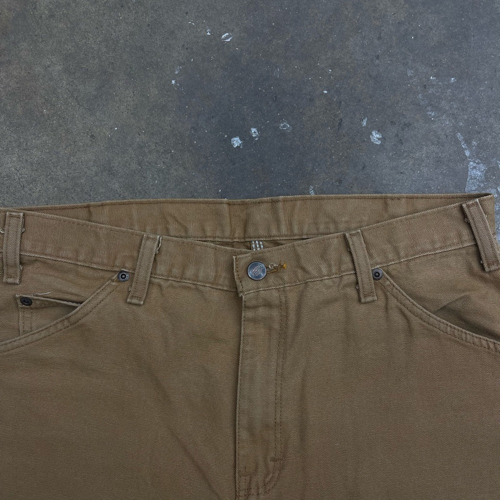 Men’s vintage Brown dickies carpenter pants size 34x34