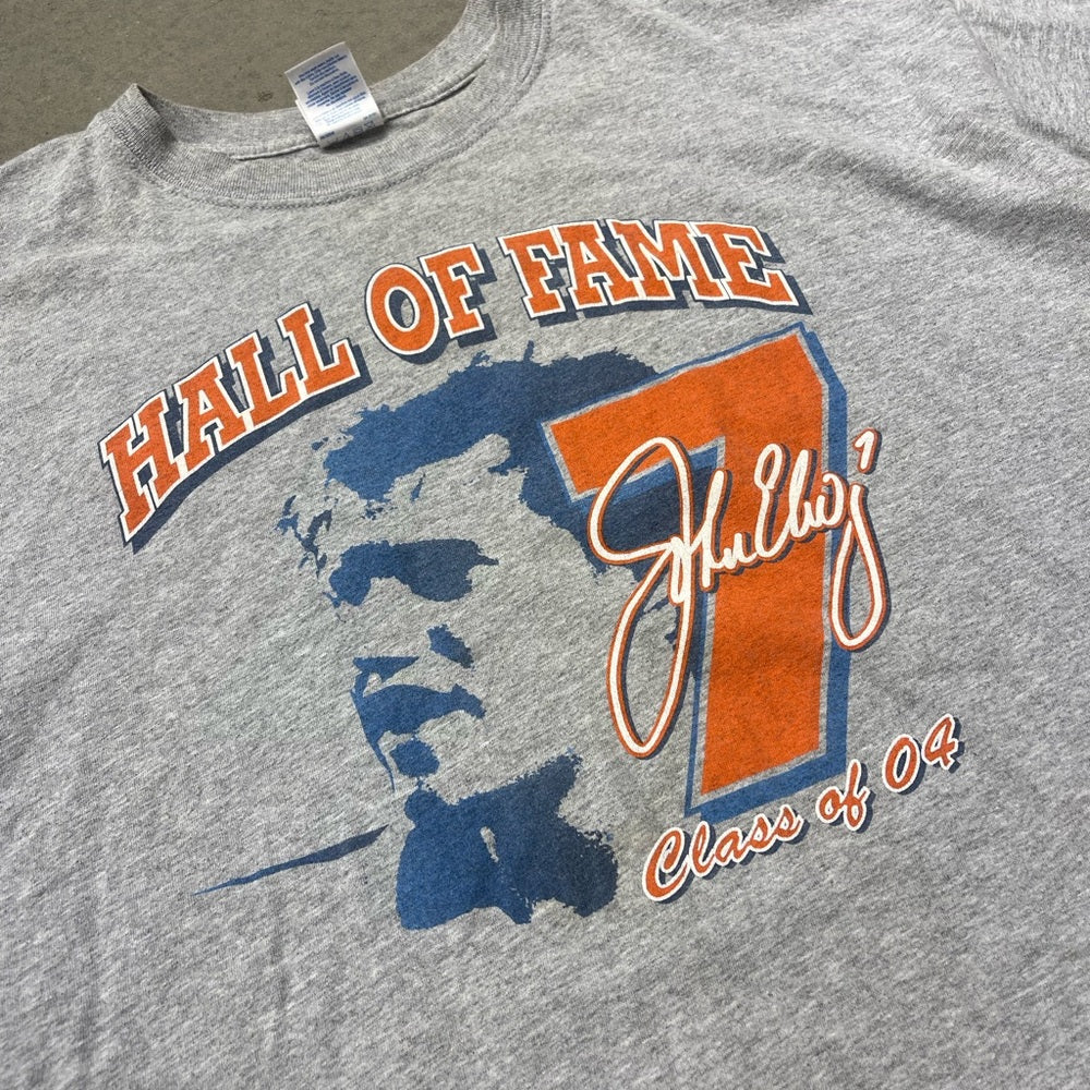 Y2k John Elway Hall of Fame T-shirt Class of 2004 Size XXL