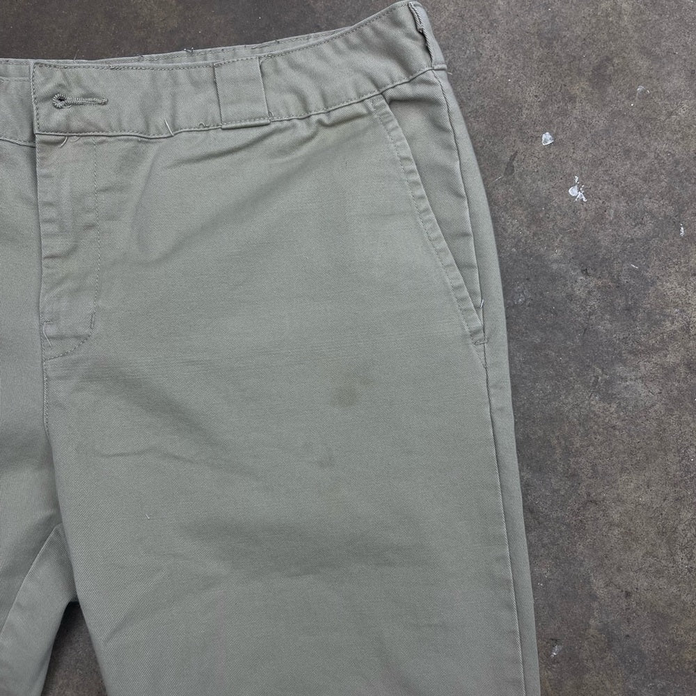 Women’s cream dickies double knee pants size 12