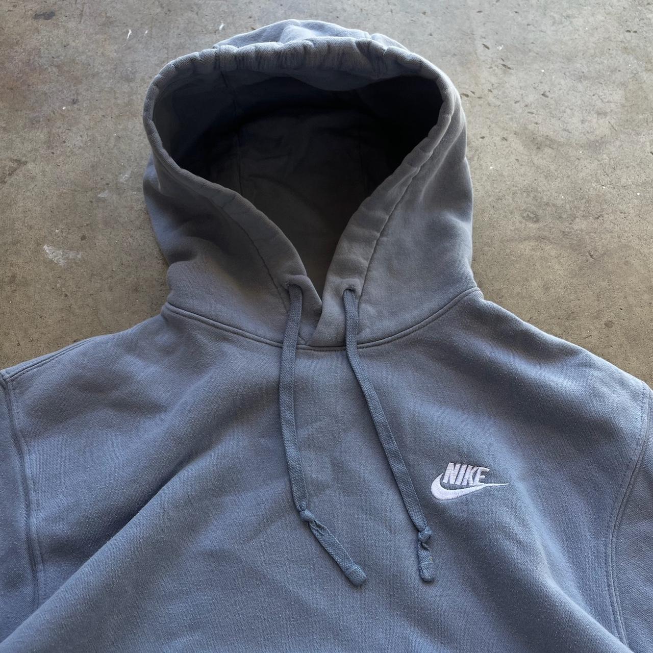 Light Blue Nike Essentials Heavy hoodie Size Small