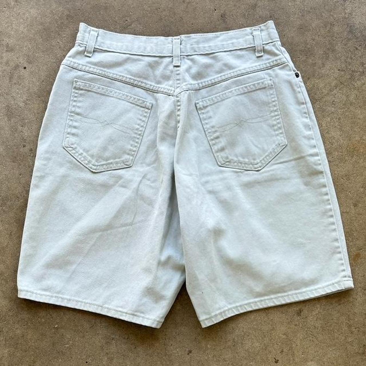 Faded Glory Y2K Cream shorts Size 28