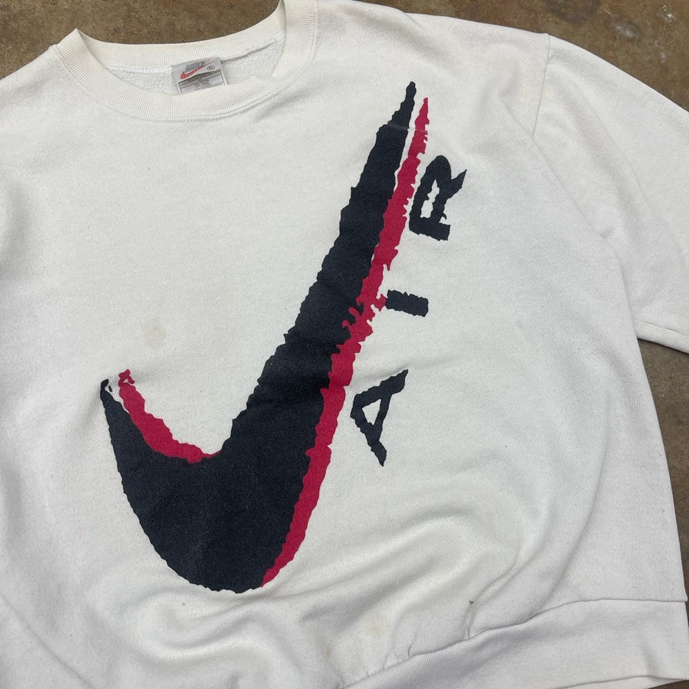 Vintage white Spell out Nike Air Crewneck Size XL