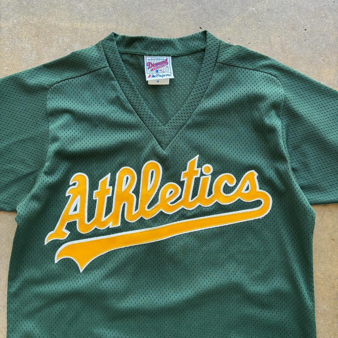 Vintage 90's Oakland Athletics A’s Majestic Diamond USA Authentic Jersey Size Medium