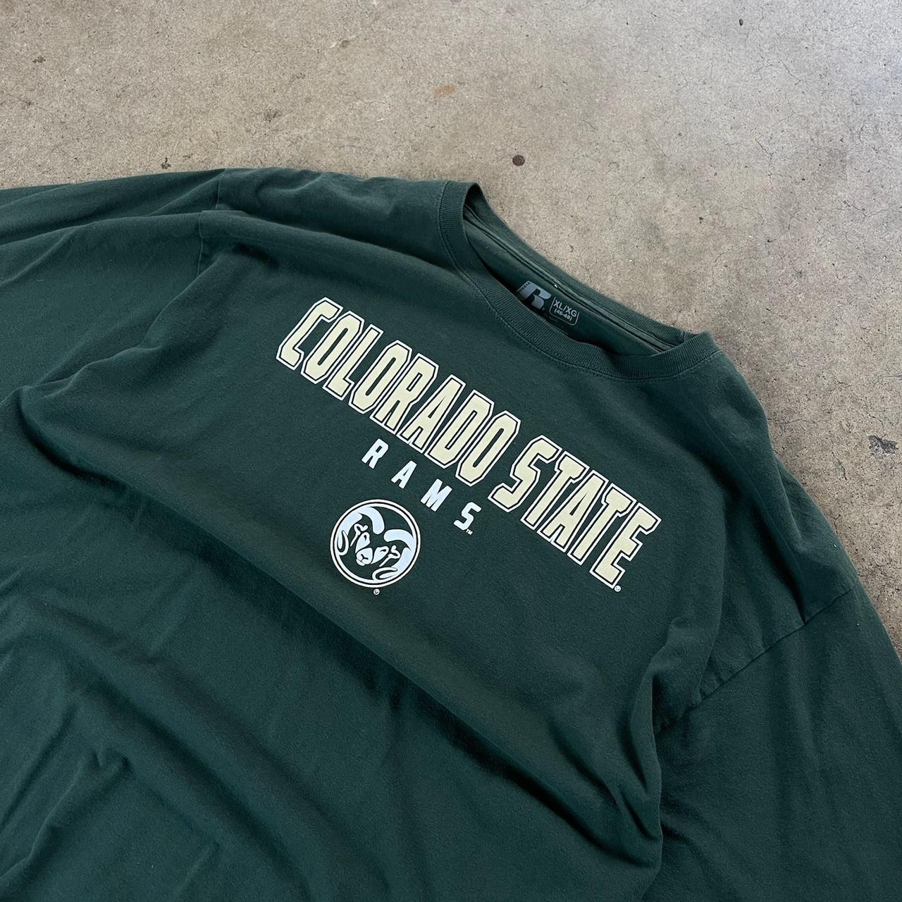 Colorado State Rams green and white long sleeve t-shirt