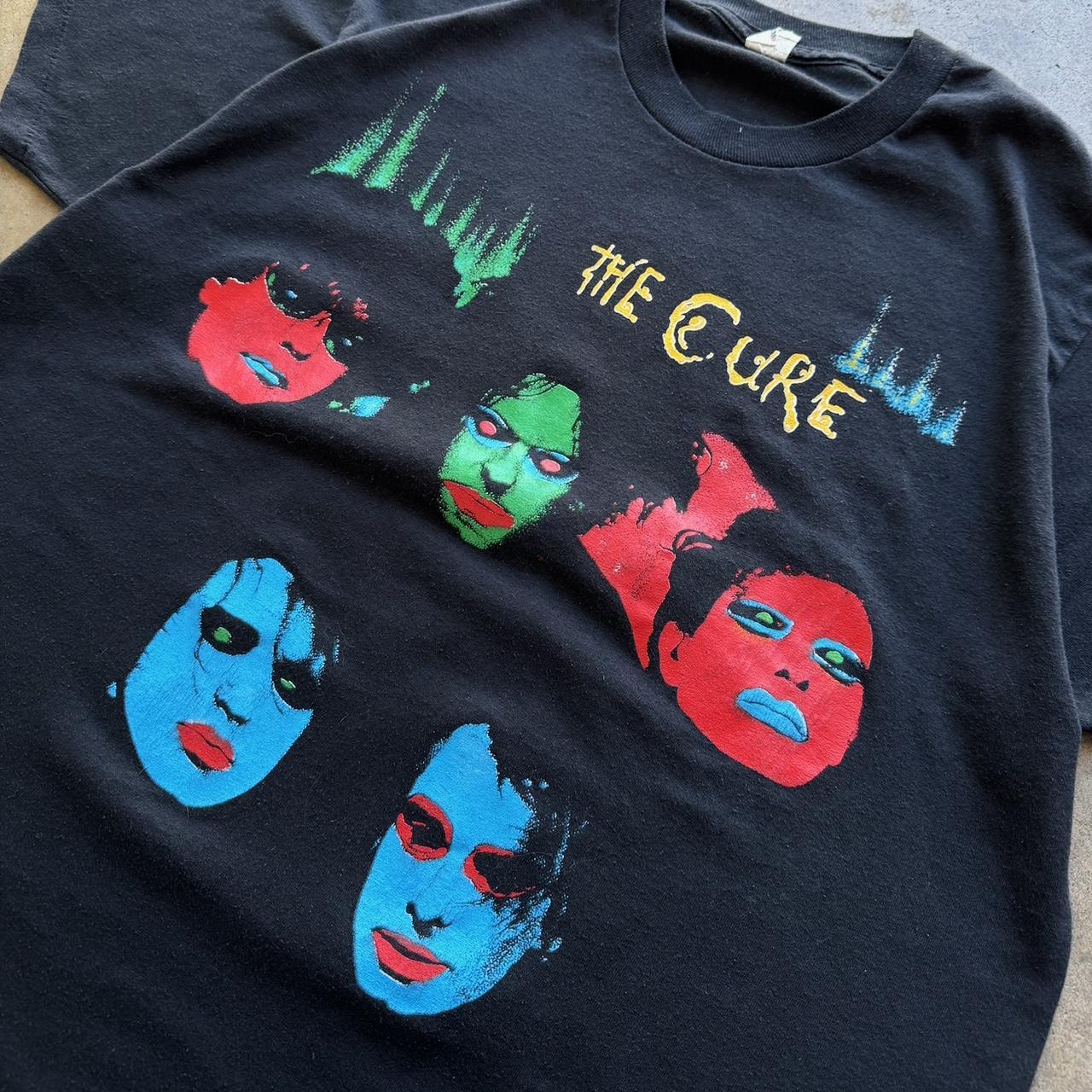 Vintage !985 The Cure In Between Days Robert Smith Head on The Door T-Shirt