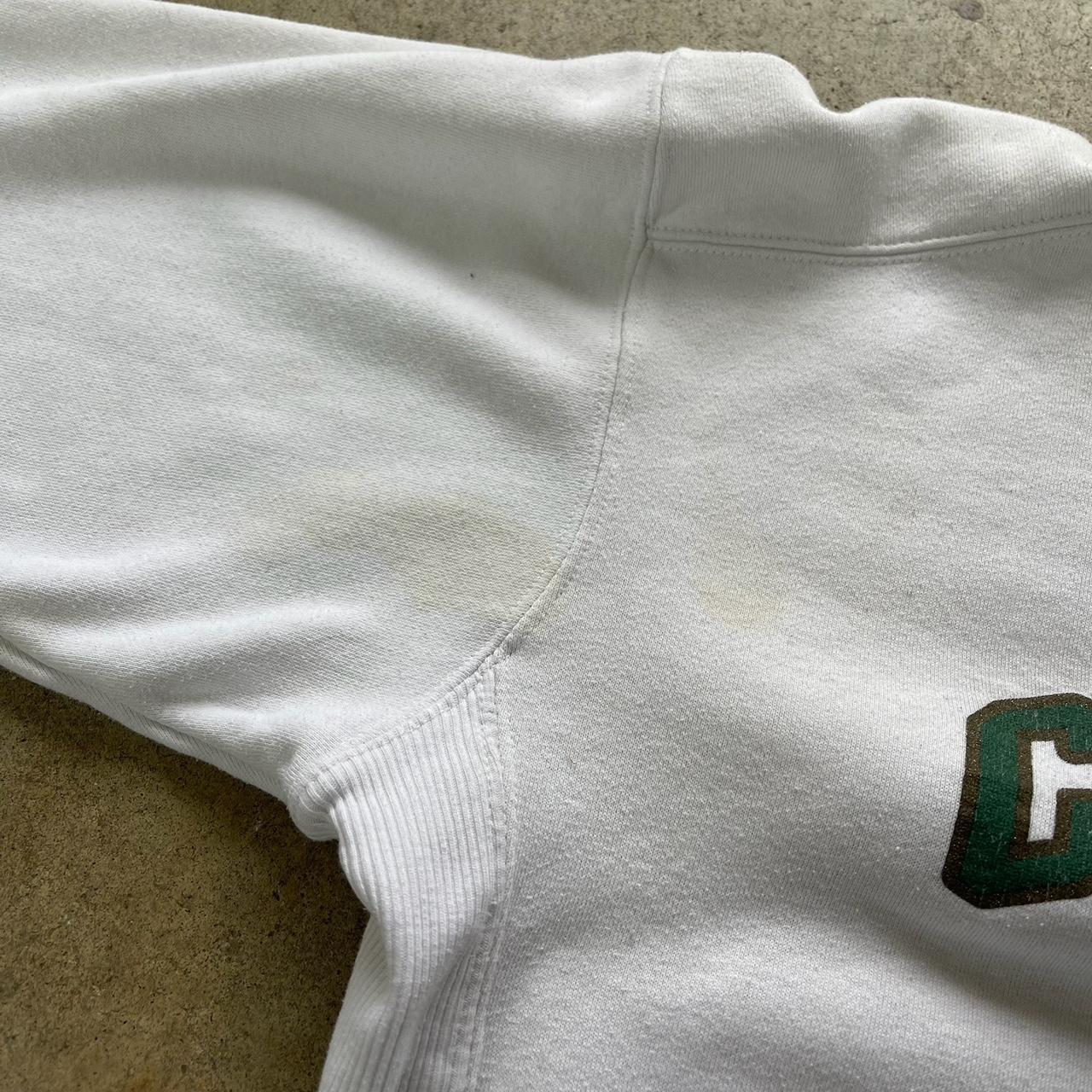 White and green Colorado State J Amaerica Hockey Style hoodie Size Large