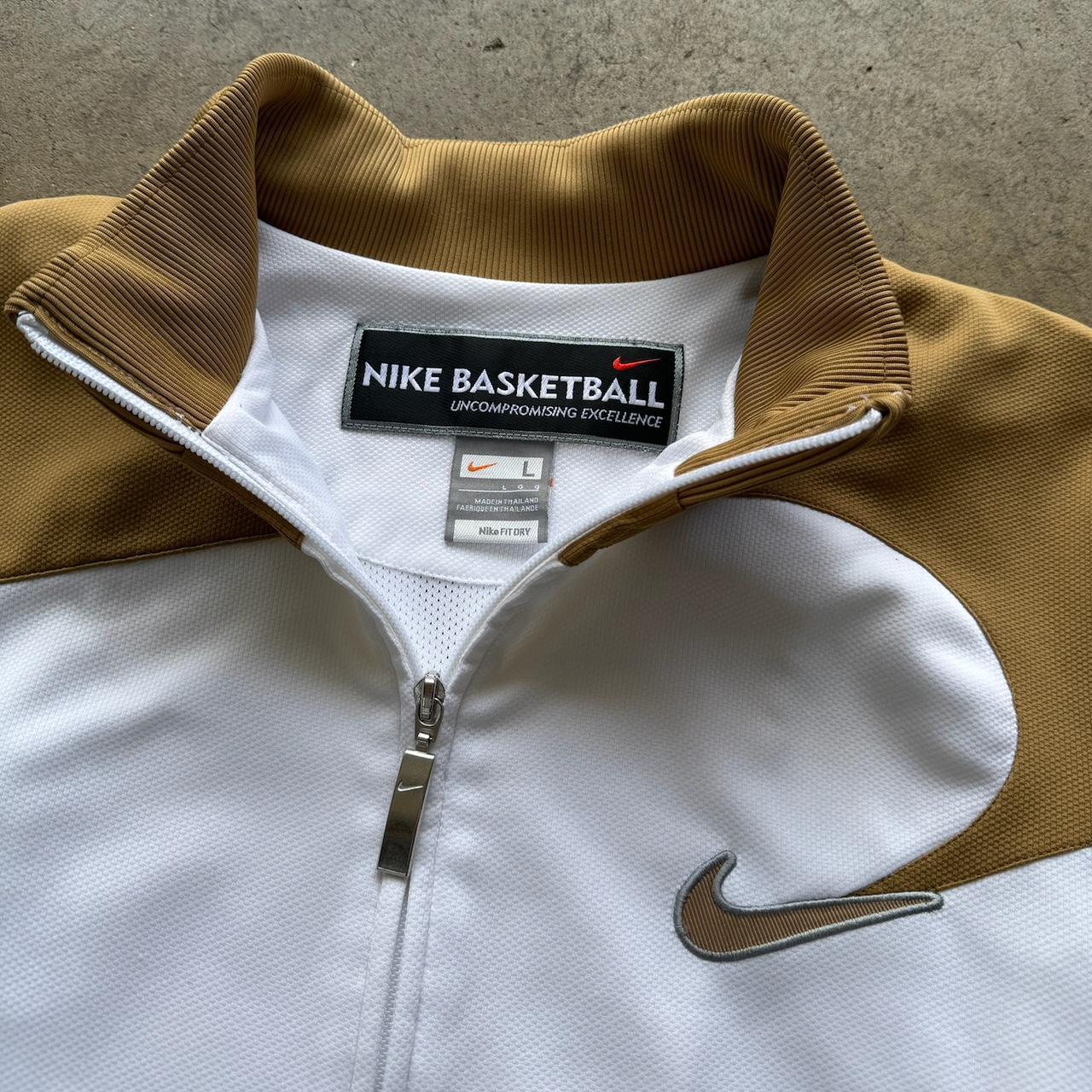 Men's Nike Basketball Wrap around Swoosh Jacket Size Large