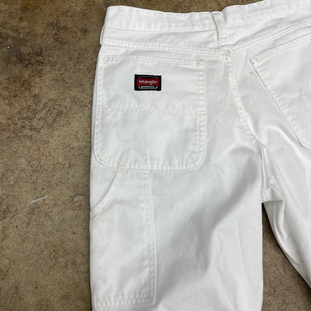 Men’s Y2K White Wrangler Carpenter pants size 32x32