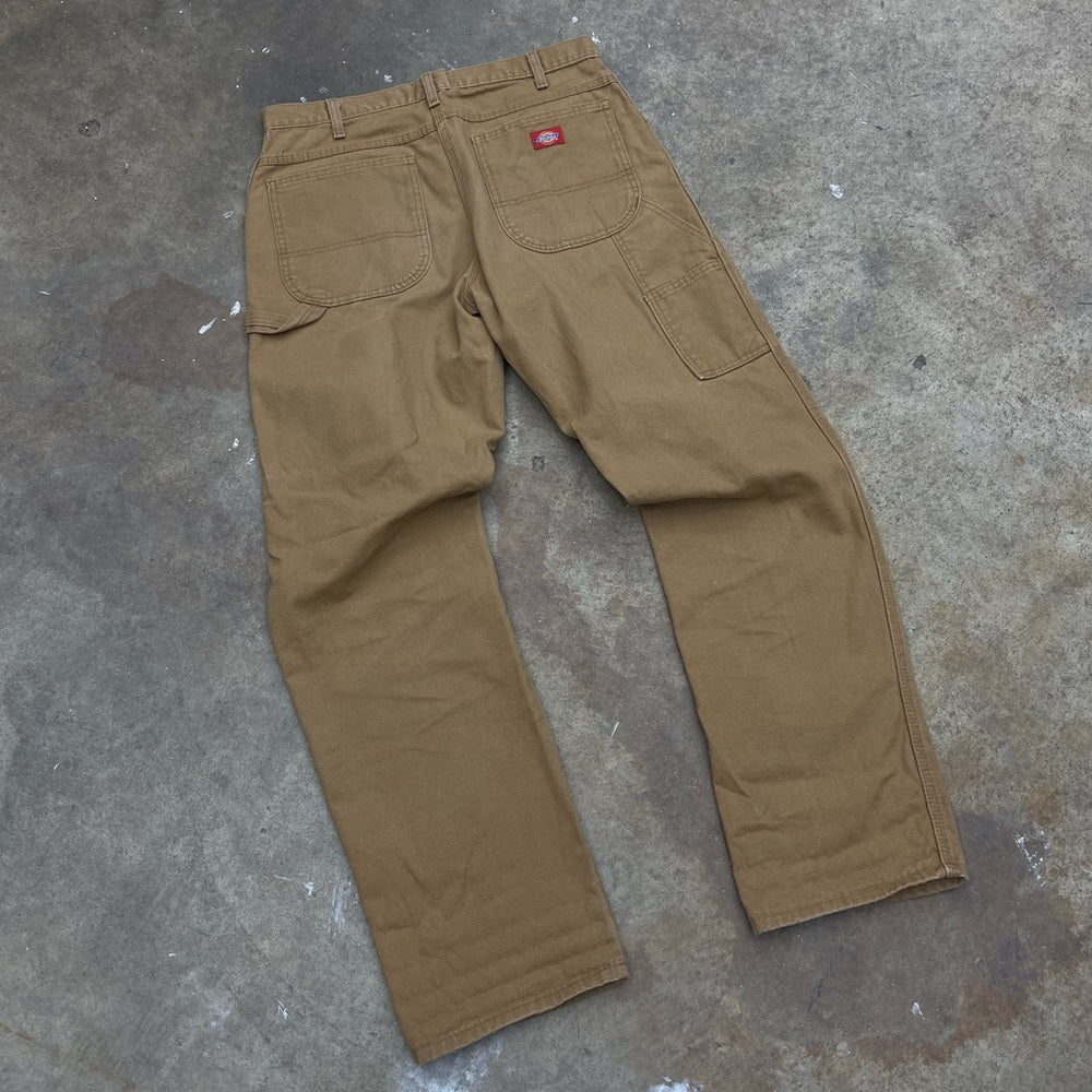 Men’s vintage Brown dickies carpenter pants size 34x34