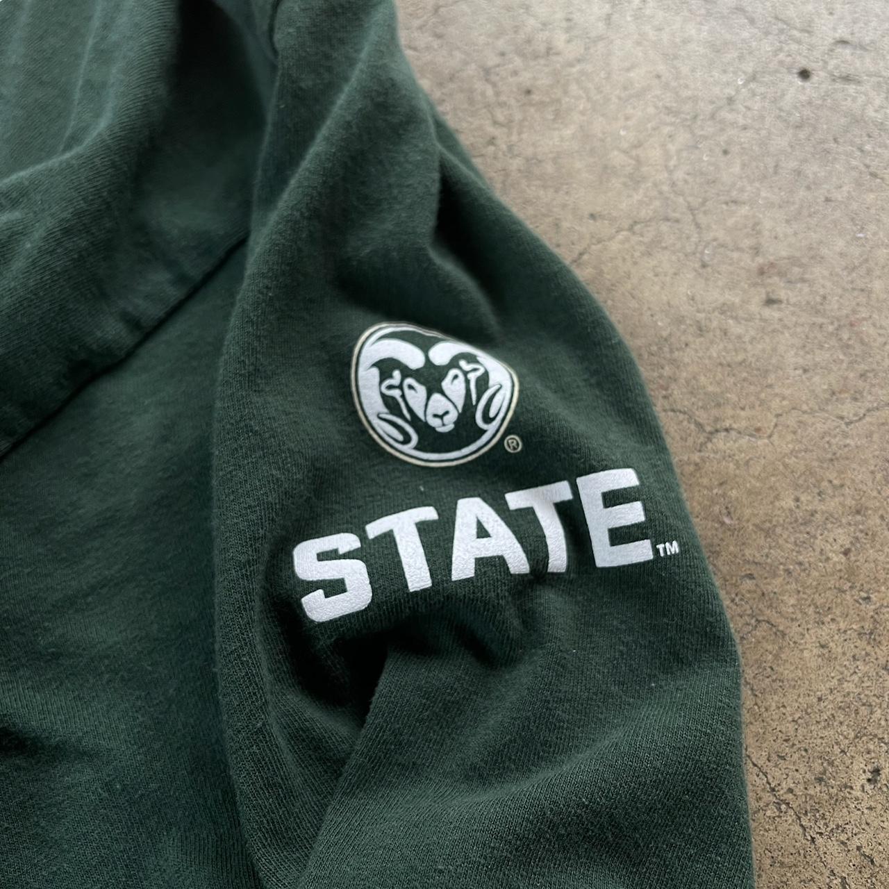 Colorado State Rams green and white long sleeve t-shirt