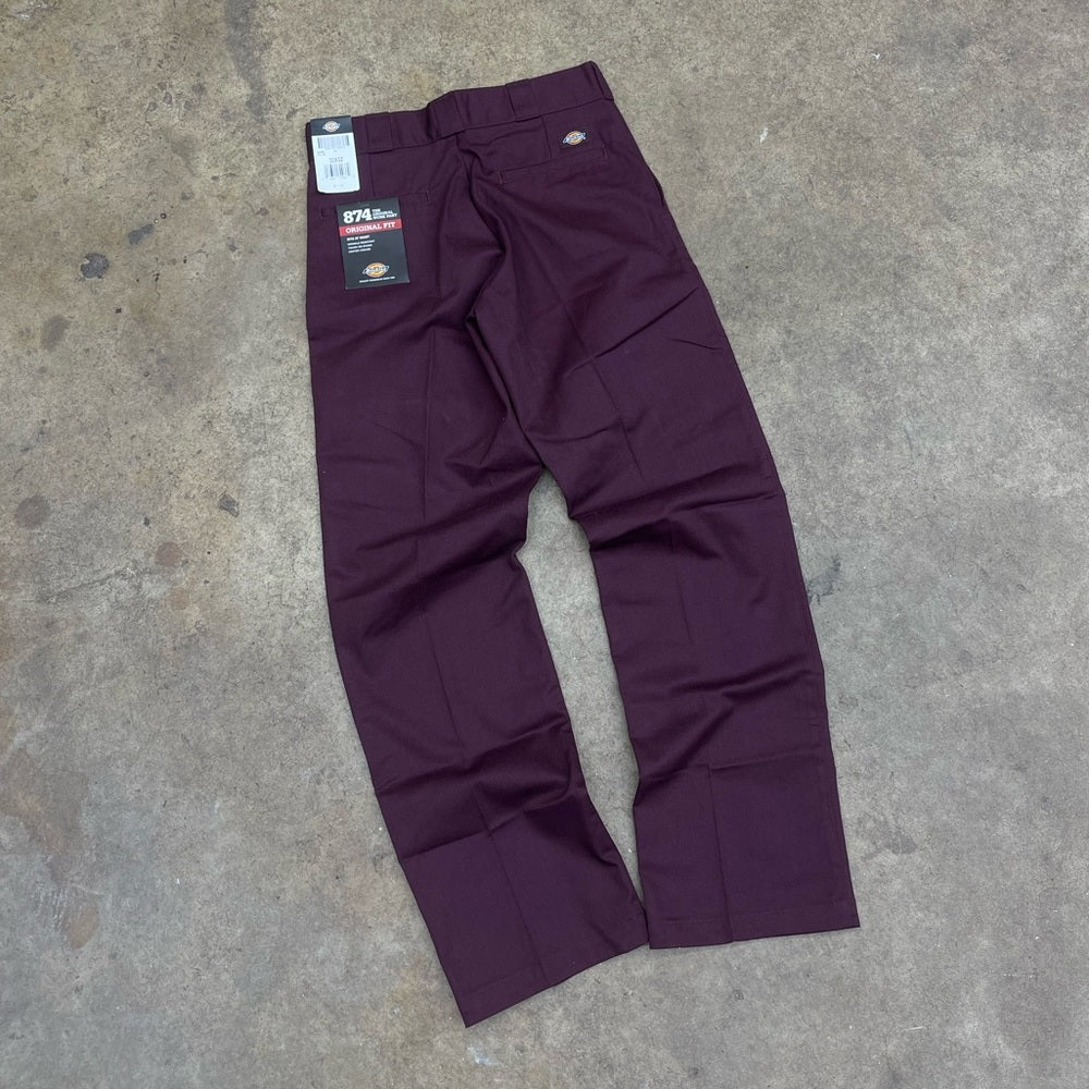 Men’s brand new burgundy dickies 874 chino pants