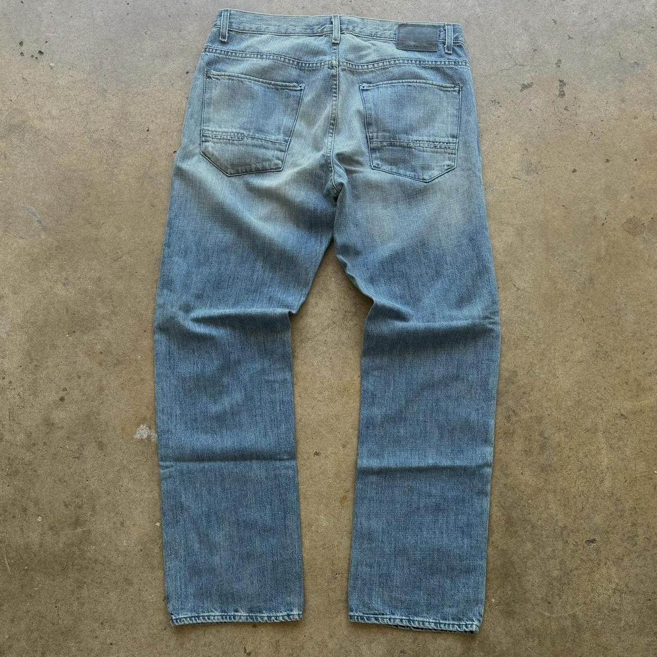 Y2K CALVIN KLEIN faded blue jeans Size 34