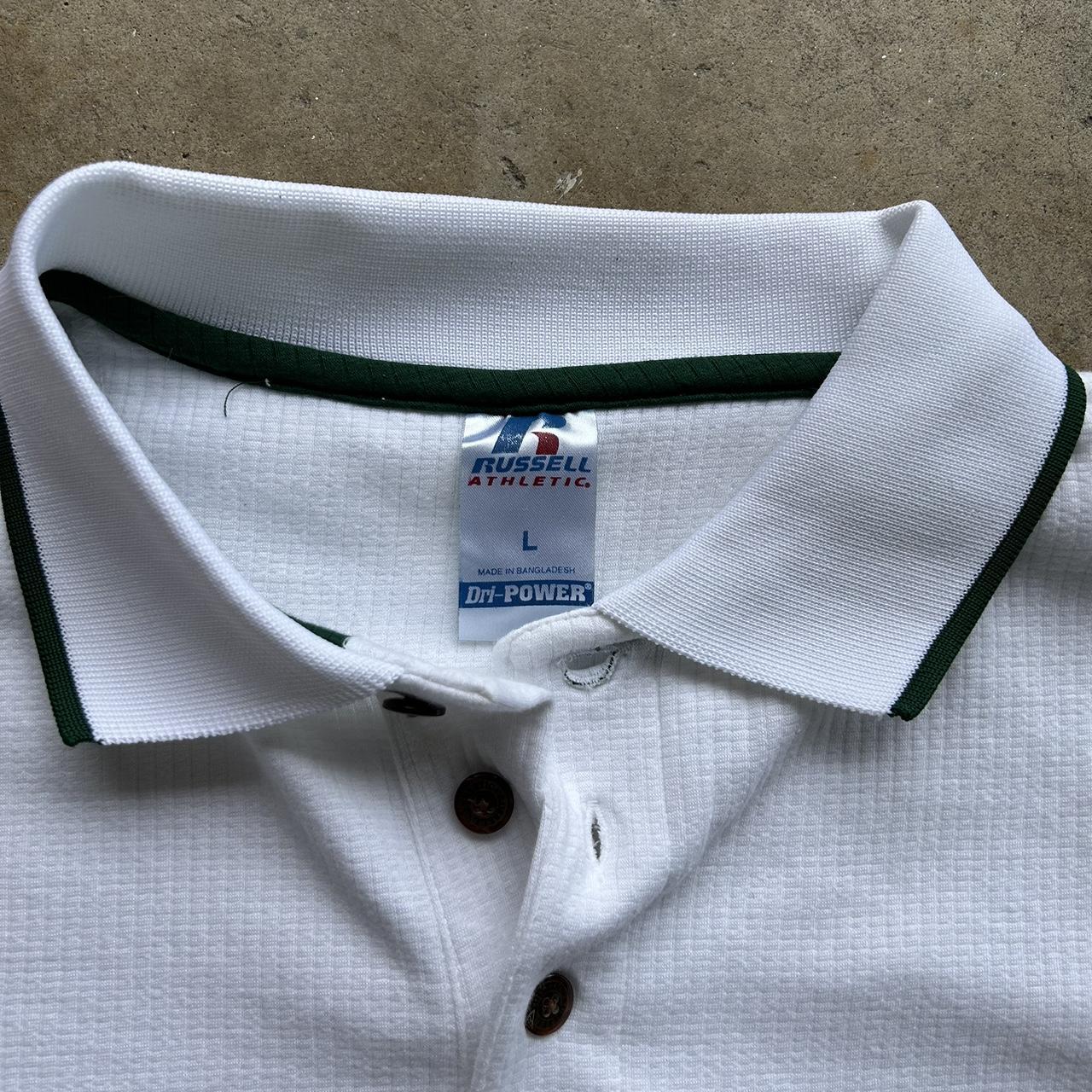 Vintage Russel CSU Football Polo Shirt Size Large