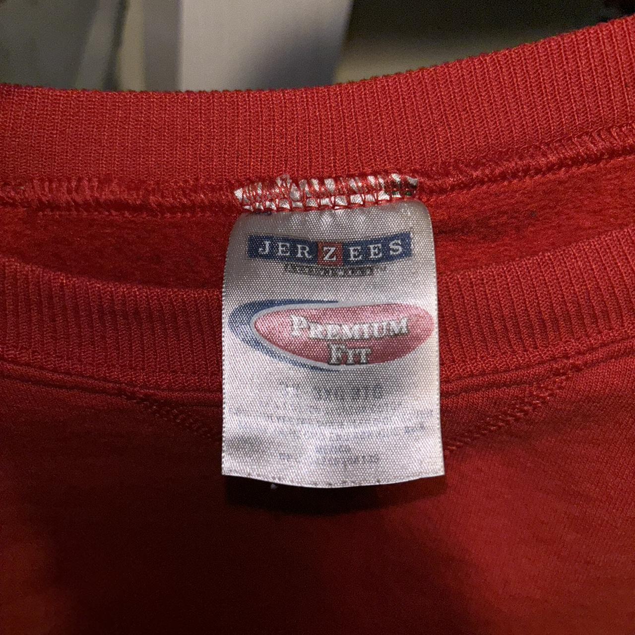 Red Blank Vintage  Jerzees Crewneck Size XXXL Fits a lil Smaller than tag