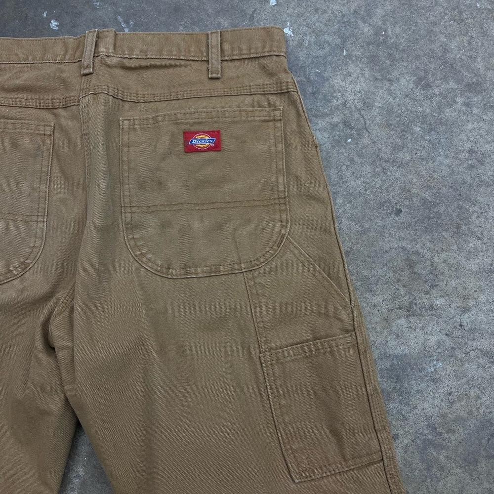 Men’s vintage Brown dickies carpenter pants size 34x34