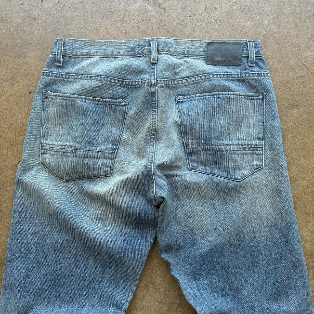 Y2K CALVIN KLEIN faded blue jeans Size 34