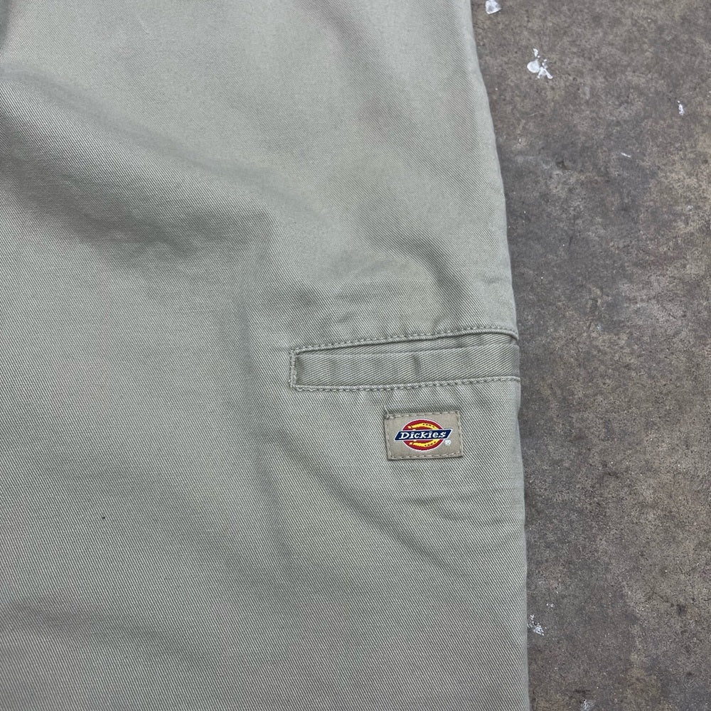 Women’s cream dickies double knee pants size 12