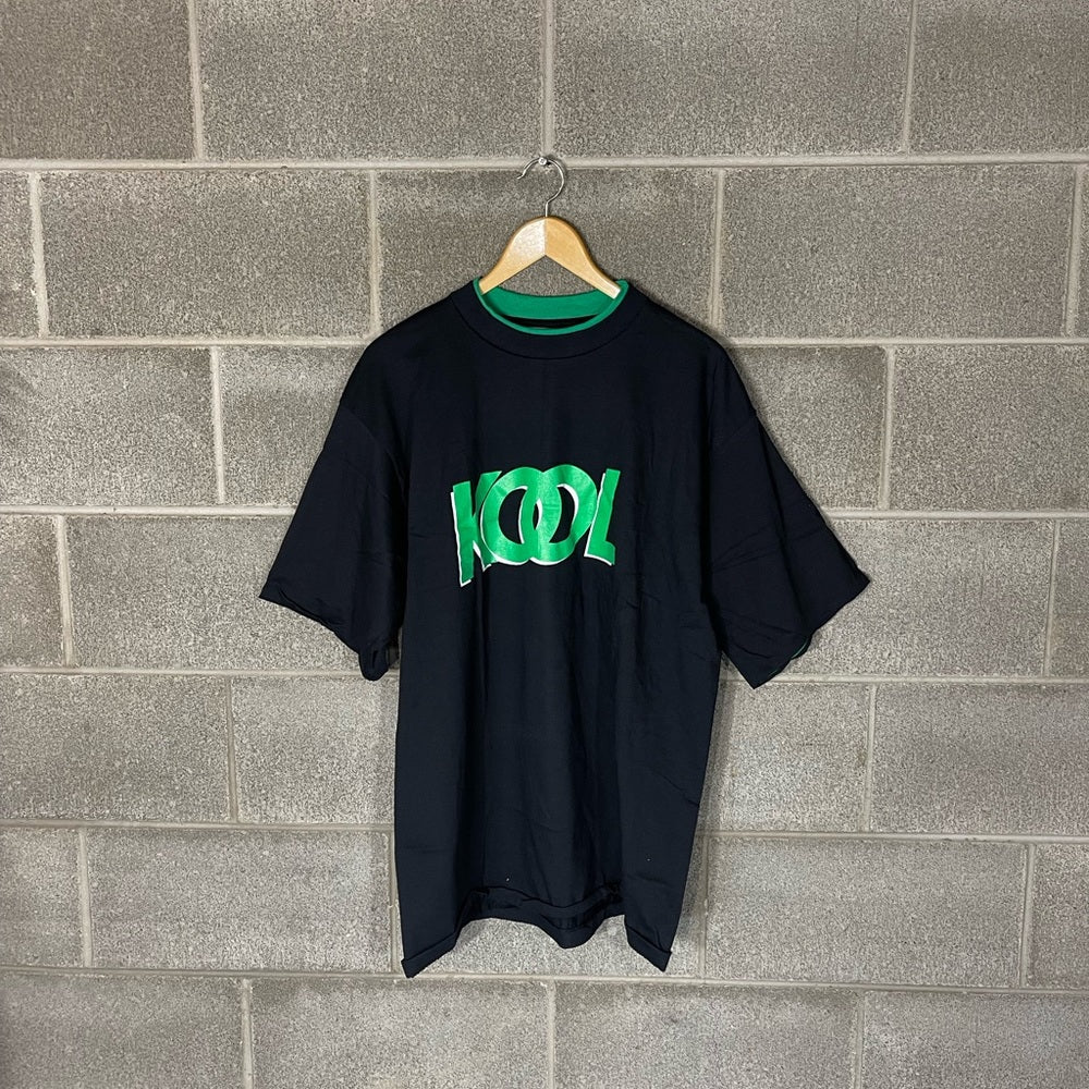 Vintage 90s KOOL Cigarette Brand double layered T-shirt