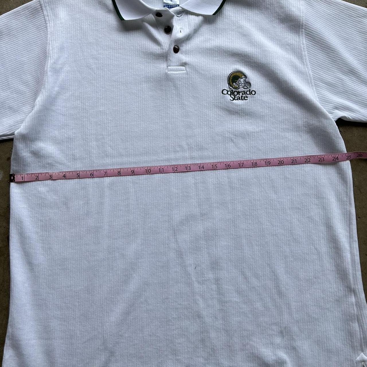 Vintage Russel CSU Football Polo Shirt Size Large