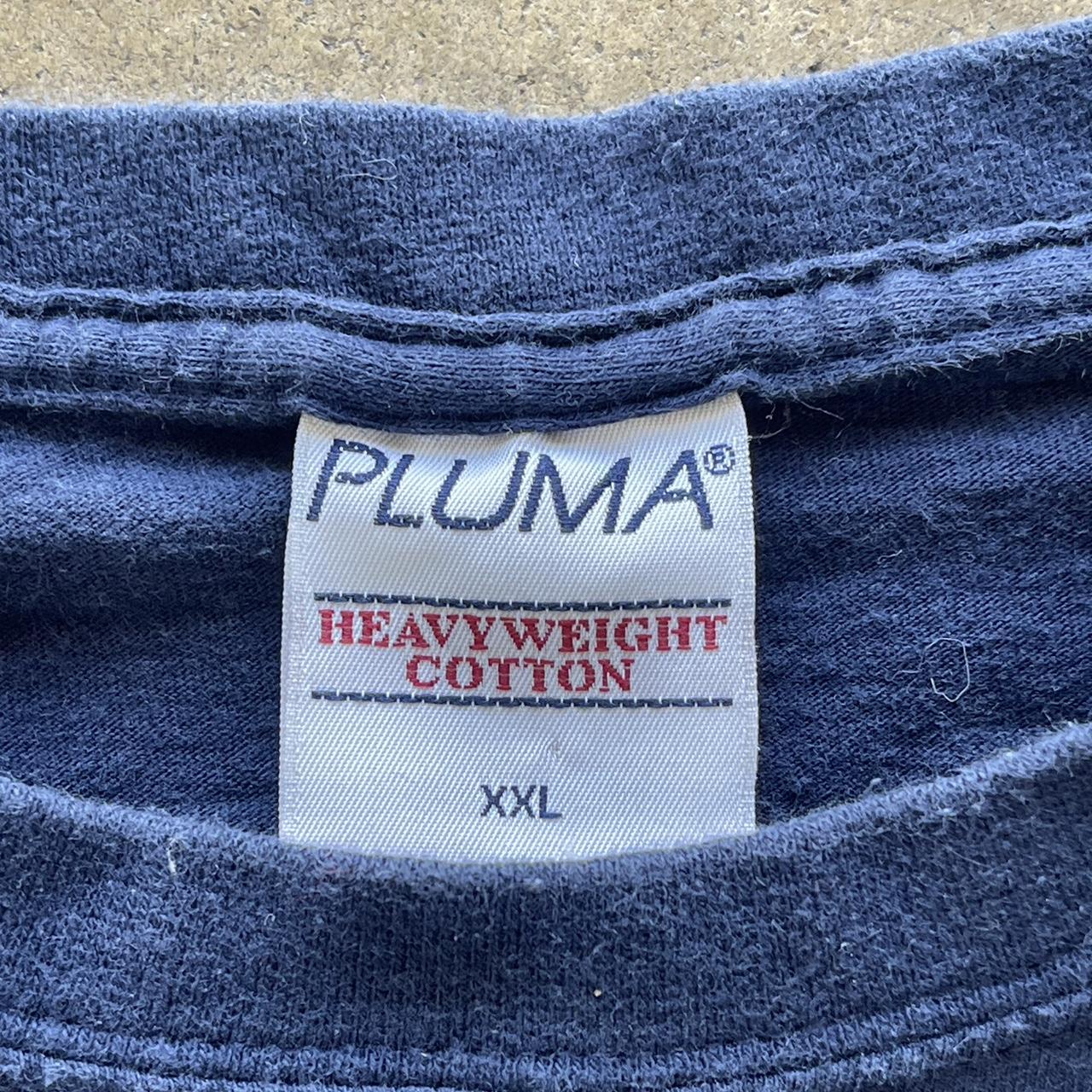 Vintage Pluma Heavyweight Long sleeve Navy Blank size XXL