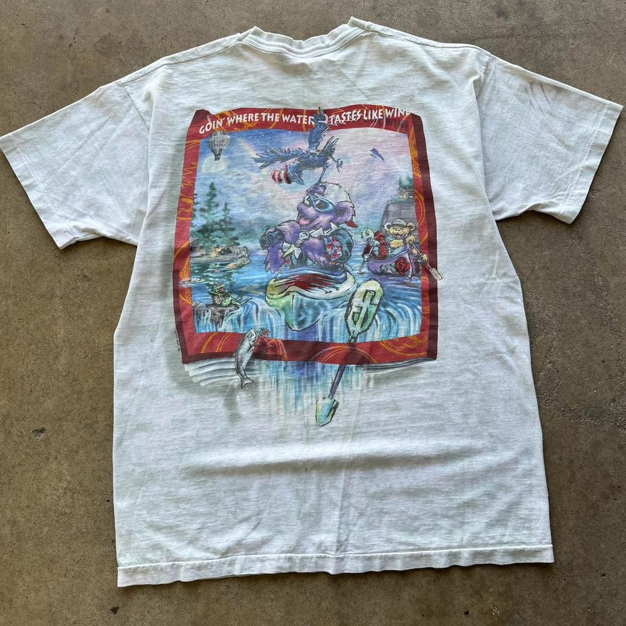 Grateful Dead "Deaddie Bear" Eddie Bauer Parody Band T-Shirt 1997 XL