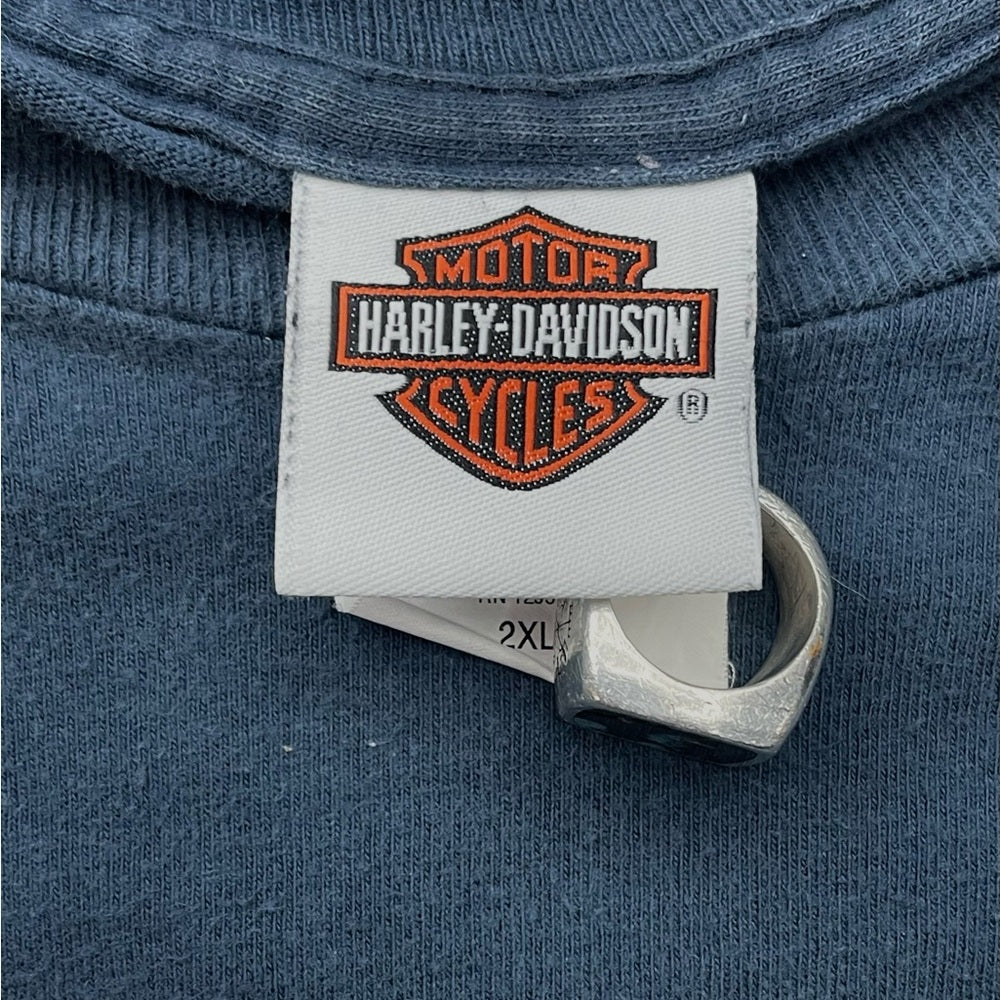 Men's Y2K Faded Harley-Davidson Heroes T-shirt Size 2XL