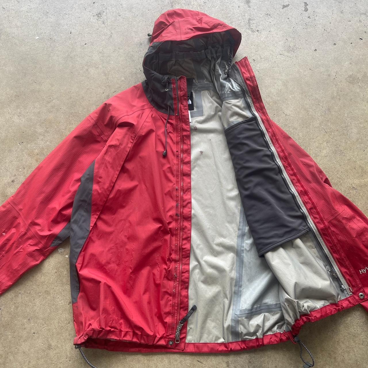 The North Face Red/Black Gore-Tex Mens Coat  Size L